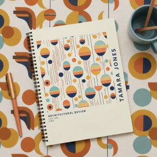 Bauhaus Geometrisch Abstract Patroon#1 ID1068 Notitieboek