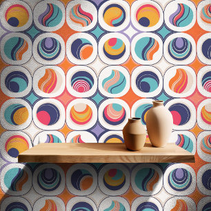 Bauhaus Geometrisch Abstract Patroon#2 ID1068 Behang