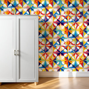 Bauhaus geometrisch Abstract patroon#3 ID1068 Behang