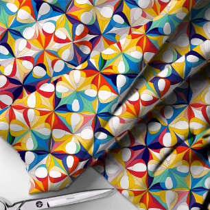 Bauhaus geometrisch Abstract patroon#3 ID1068 Stof