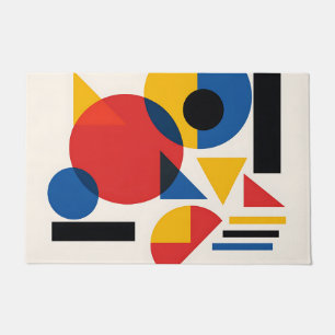 Bauhaus Geometrische Abstracte Compositie Deurmat