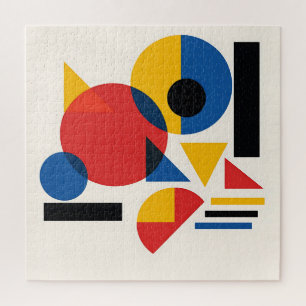 Bauhaus Geometrische Abstracte Compositie Legpuzzel