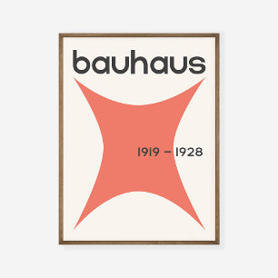 Bauhaus Geometrische tentoonstelling Art Print Dec