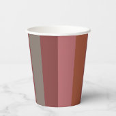 Bauhaus Gestreepte Custom Trouwpapier Cups Papieren Bekers (Achterkant)