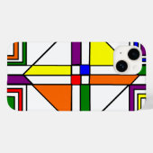 Bauhaus Glas in lood Case-Mate iPhone Case (Achterkant (horizontaal))