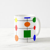 Bauhaus Grid Café Mug (Devant droit)