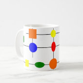 Bauhaus Grid Café Mug (Devant gauche)