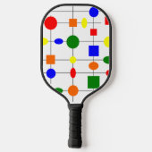 Bauhaus Grid Pickleball Paddle (Achterkant)