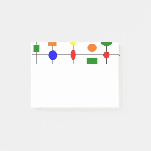 Bauhaus Grid Post-it® Notes (Voorkant)