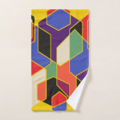 Bauhaus Hexagons Bad Handdoek (Handdoek)