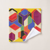 Bauhaus Hexagons Bad Handdoek (Wasdoekje)