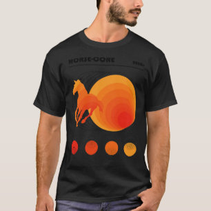 Bauhaus Horse Core Sinaasappel T-shirt