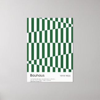 Bauhaus Impression artistique sur toile à rayures 