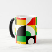 Bauhaus Inspiré Mug Abstrait (Devant gauche)