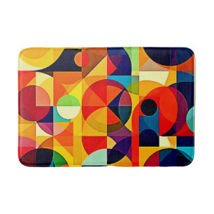 Bauhaus Kleur Geometrie Design Badmat