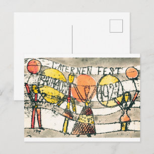 Bauhaus Lantaarn Festival Paul Klee Briefkaart