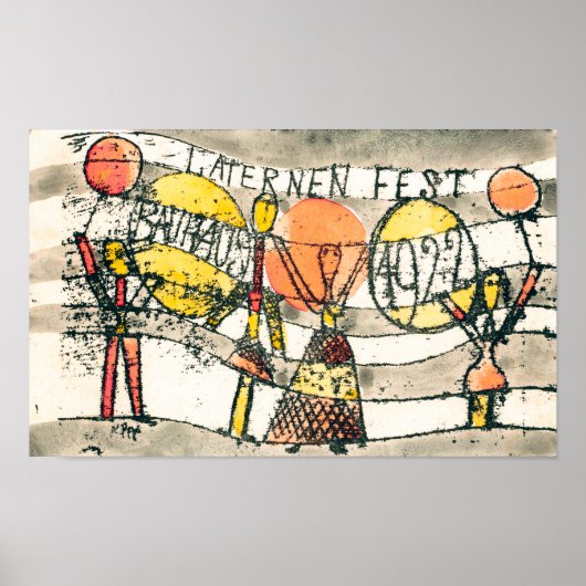 Bauhaus Lantern Festival | Paul Klee | Poster (Voorkant)