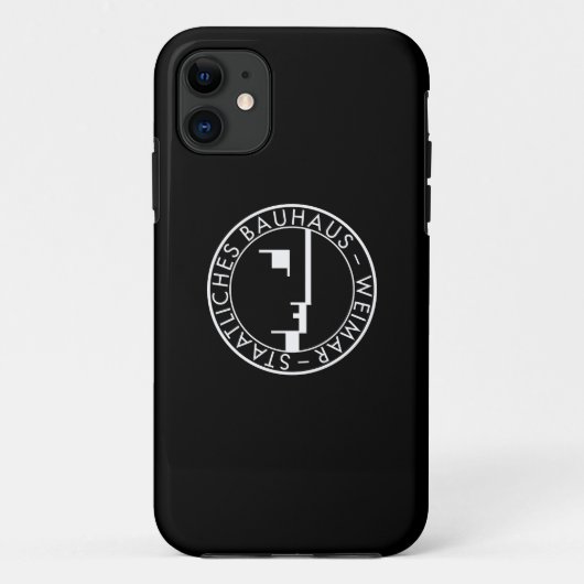 Bauhaus logo collection Iphone coque noir (Dos)