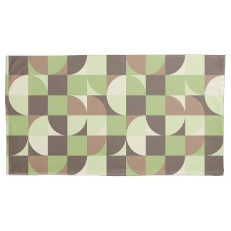 Bauhaus Mid Century Modern blad en boom retro Kussensloop