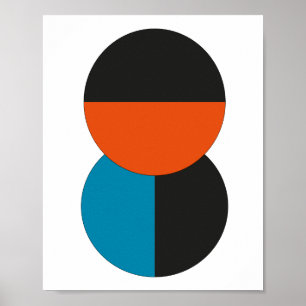 Bauhaus Minimale  20s Geometrische Bauhaus Art Poster