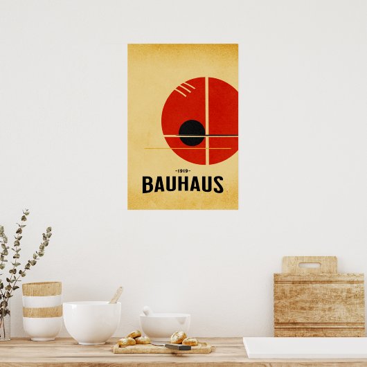 Bauhaus Modern Poster (Cuisine)
