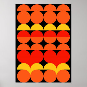 Bauhaus, modernistisch, minimalistisch, geometrisc poster