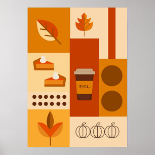 Bauhaus, modernistisch, minimalistisch, geometrisc poster