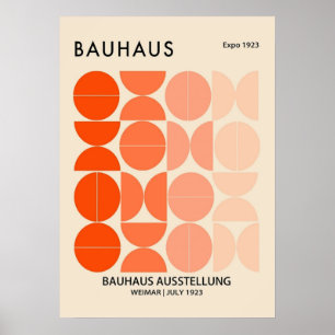 Bauhaus, modernistisch, minimalistisch, geometrisc poster