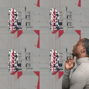 Bauhaus Movement Conceptueel Kunstwerk Peel en Sti Behang