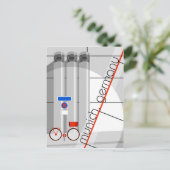 Bauhaus München Duitsland Briefkaart (Staand voorkant)