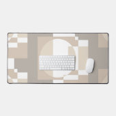 Bauhaus Neutral Geometric Circle Abstract Art (Clavier et souris)