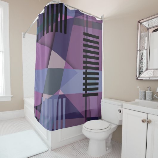 Bauhaus No. 410 Shower Curtain Douchegordijn (In situ)