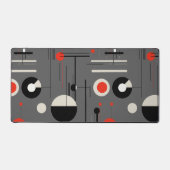 Bauhaus noir rouge formes géométriques (Recto)