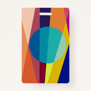 Bauhaus-patroon Badge