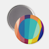 Bauhaus-patroon Magneet (Voorkant / Achterkant)