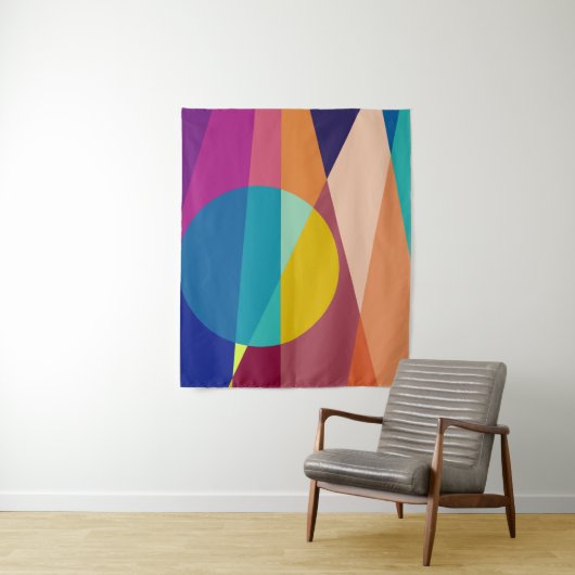 Bauhaus-patroon Wandkleed (In situ)