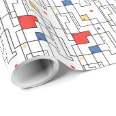 Bauhaus Pattern Cadeaupapier (Rol Hoek)