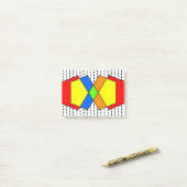 Bauhaus Pentagons Post-it® Notes (Op bureau)
