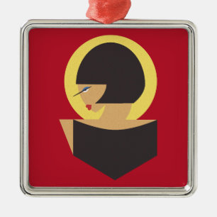 Bauhaus-portret Metalen Ornament