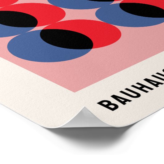 Bauhaus Poster, Bauhaus Circles B34 Poster (Hoek)