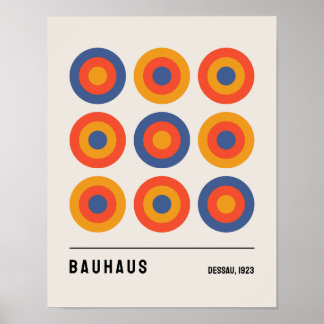 Bauhaus Poster, Bauhaus Tentoonstelling Poster B25