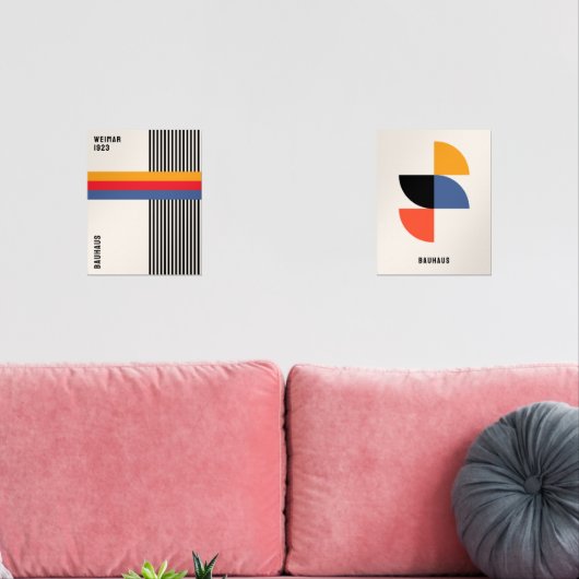 Bauhaus Poster Exposition Poster Ensemble (Salon)