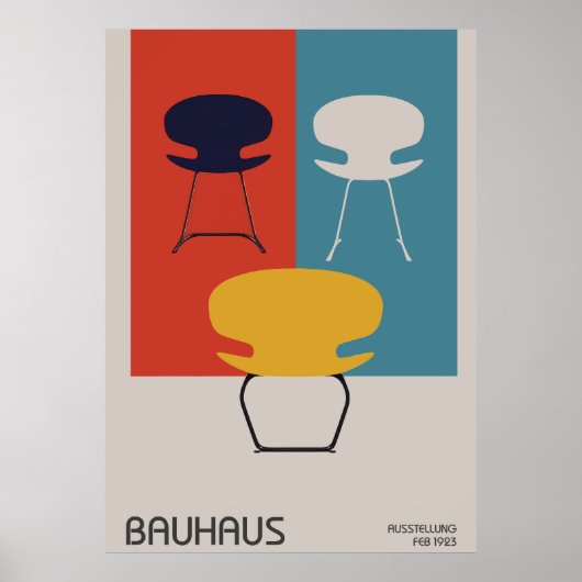 Bauhaus-Poster Poster (Voorkant)