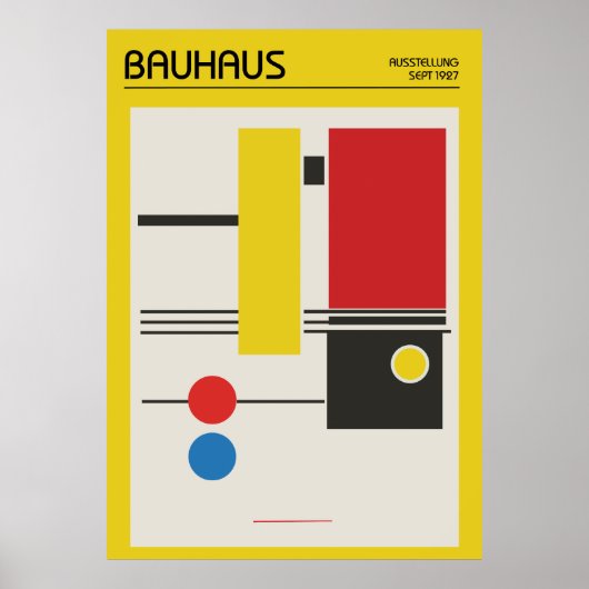 Bauhaus-Poster Poster (Voorkant)