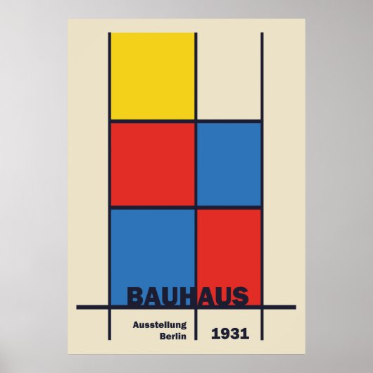 Bauhaus-Poster Poster (Voorkant)