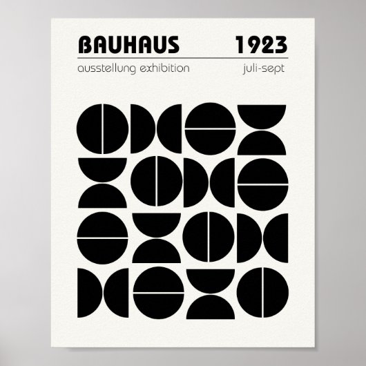 Bauhaus Poster Wall Art (Devant)
