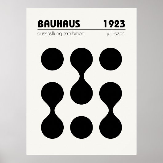 Bauhaus Poster Wall Art (Devant)
