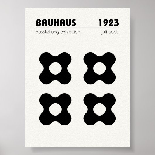 Bauhaus Poster Wall Art (Voorkant)