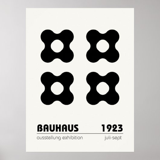 Bauhaus Poster Wall Art (Voorkant)