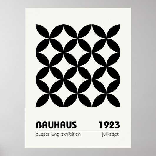Bauhaus Poster Wall Art (Voorkant)